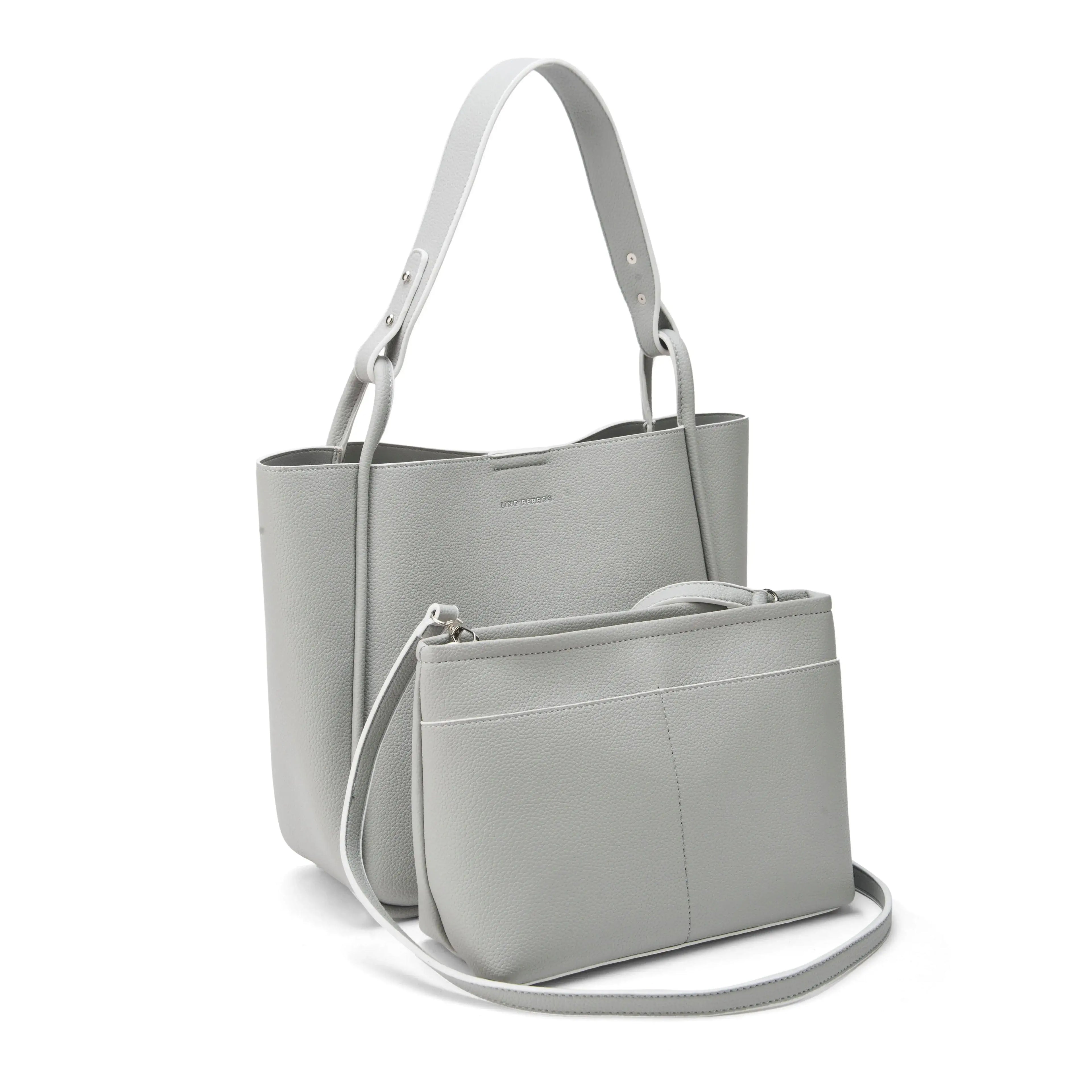 Avril Soft Body Everyday Grey Tote Bag - Lino Perros