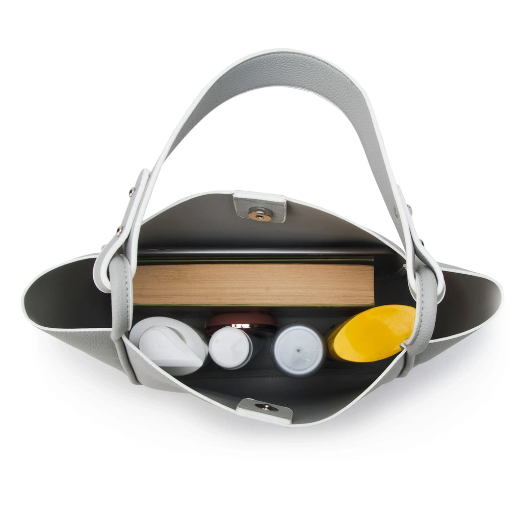 Avril Soft Body Everyday Grey Tote Bag - Lino Perros