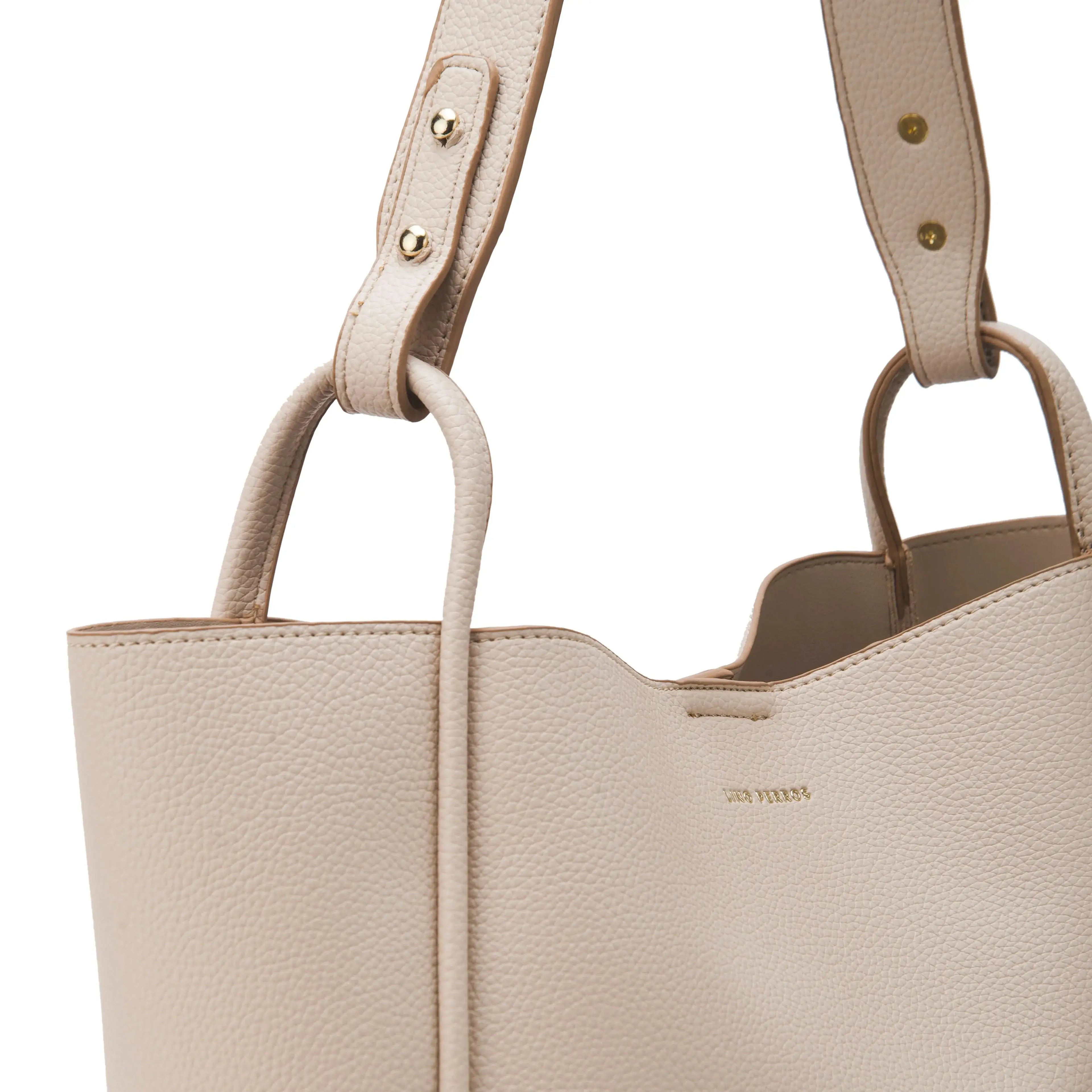 Avril Soft Body Everyday Beige Tote Bag - Lino Perros