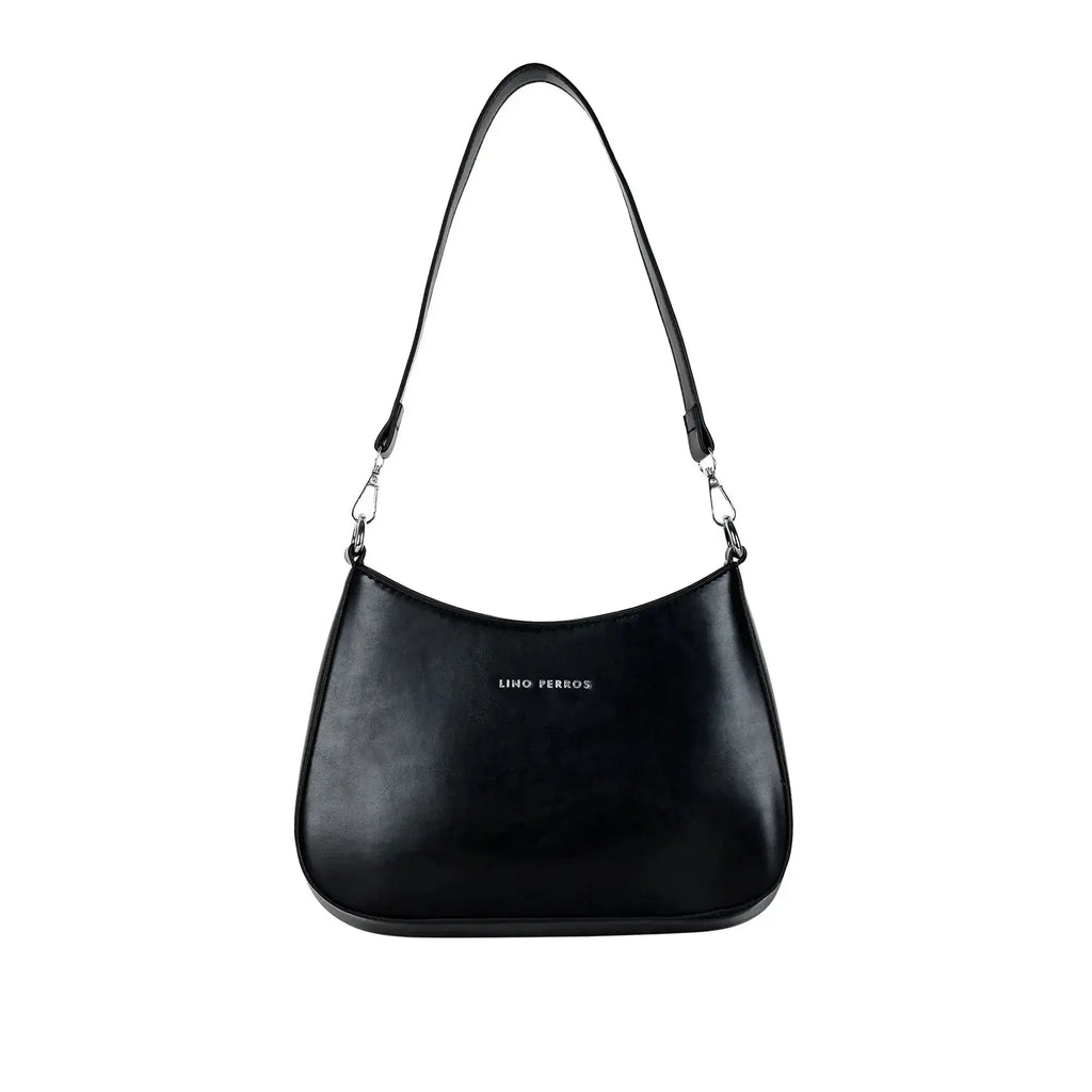 Avril Style Black Shoulder Bag - Lino Perros