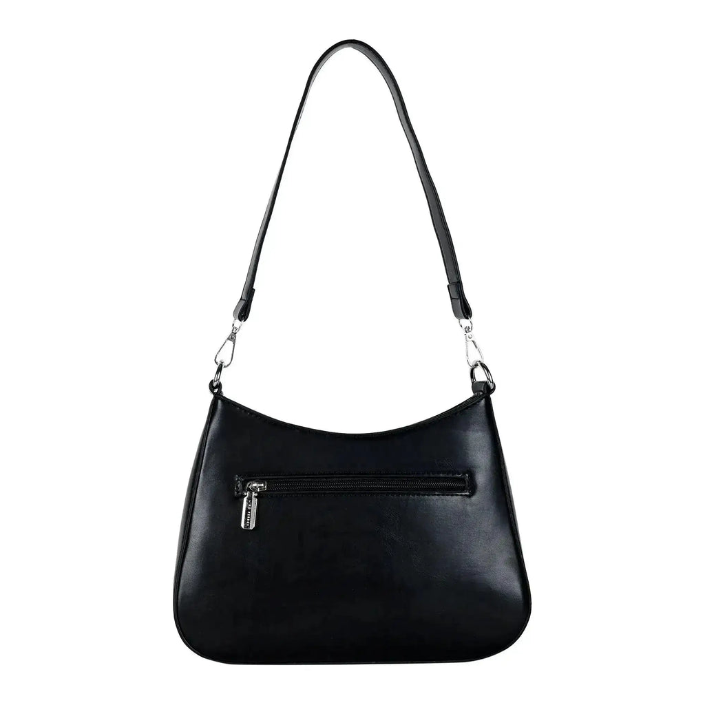 Avril Style Black Shoulder Bag - Lino Perros