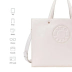 Avril The Trendy Off-White Office Tote - Lino Perros
