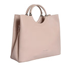 Avril Top Handle Beige Satchel Bag - Lino Perros