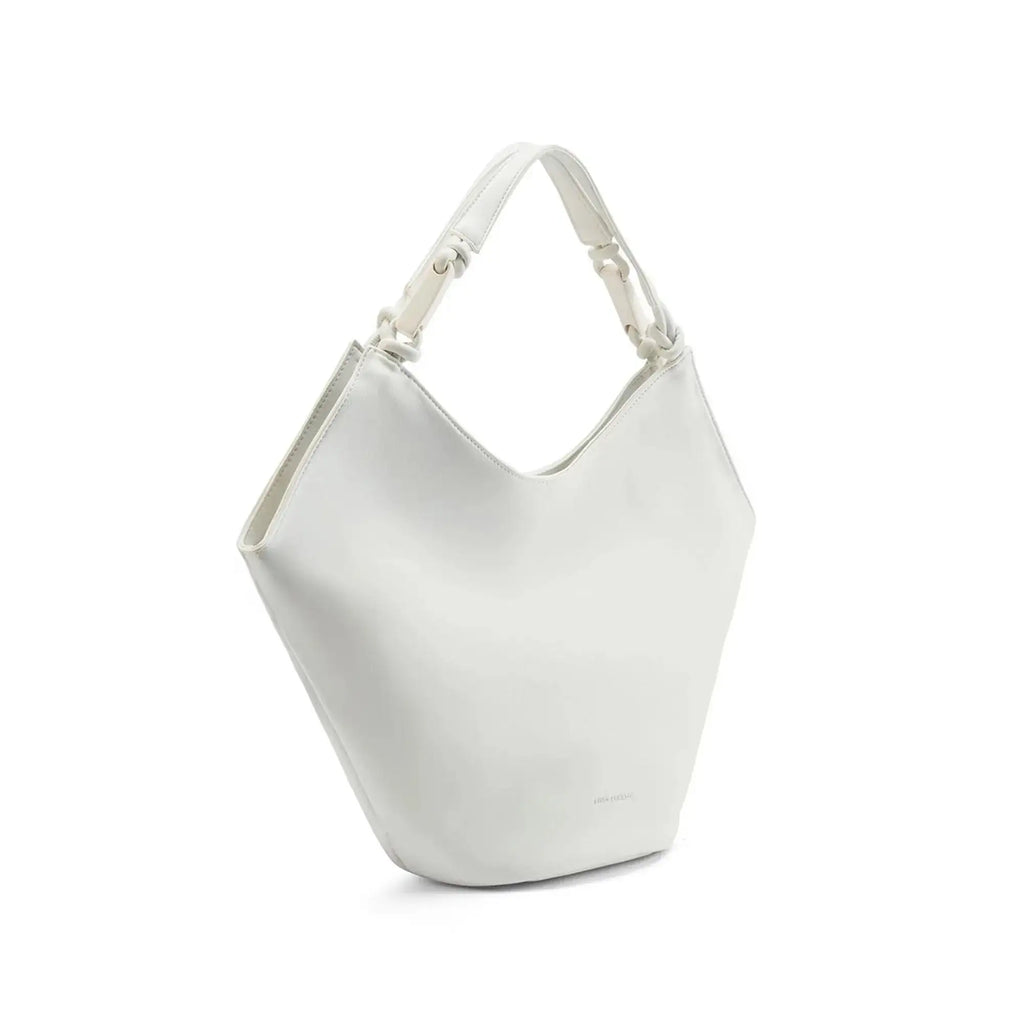 Avril White Slouchy Bucket White Hobo - Lino Perros
