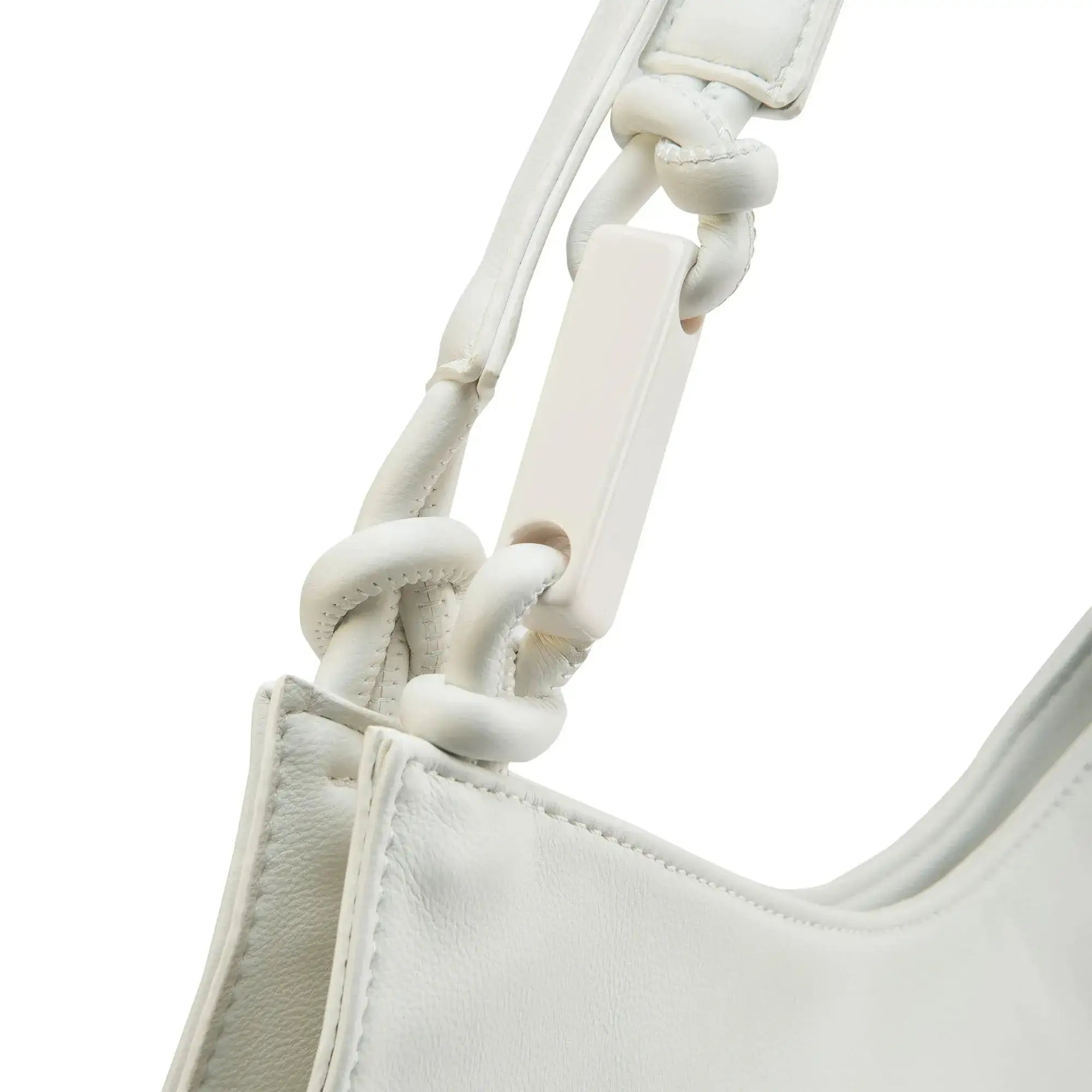 Avril White Slouchy Bucket White Hobo - Lino Perros