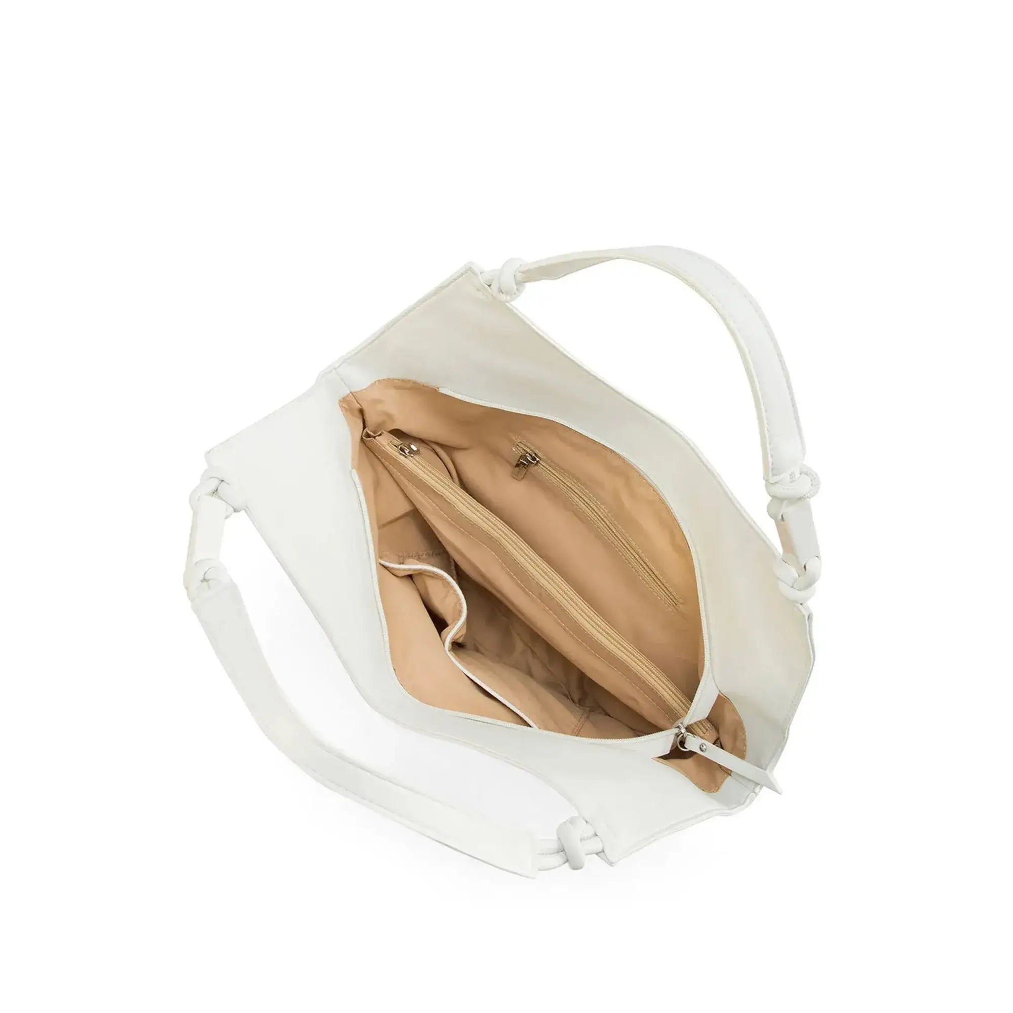 Avril White Slouchy Bucket White Hobo - Lino Perros