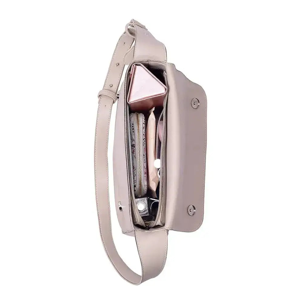 Blythe Chic Beige Shoulder Bag - Lino Perros