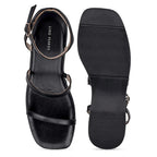 Bowie Casual Platform Black Sandals - Lino Perros