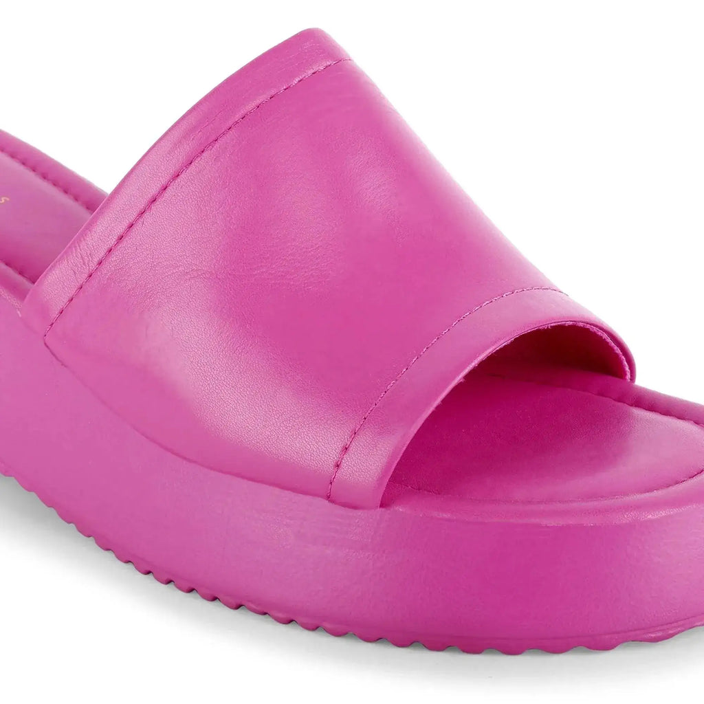 Bowie Everyday Platform Fuchsia Sliders - Lino Perros