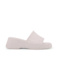 Bowie Everyday Platform Off White Sliders - Lino Perros