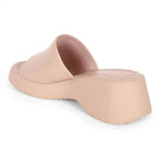Bowie Everyday Platform Peach Sliders - Lino Perros