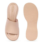 Bowie Everyday Platform Peach Sliders - Lino Perros