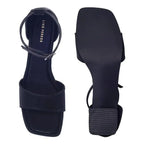 Gabbana Backstrap Everyday Block Black Heels - Lino Perros