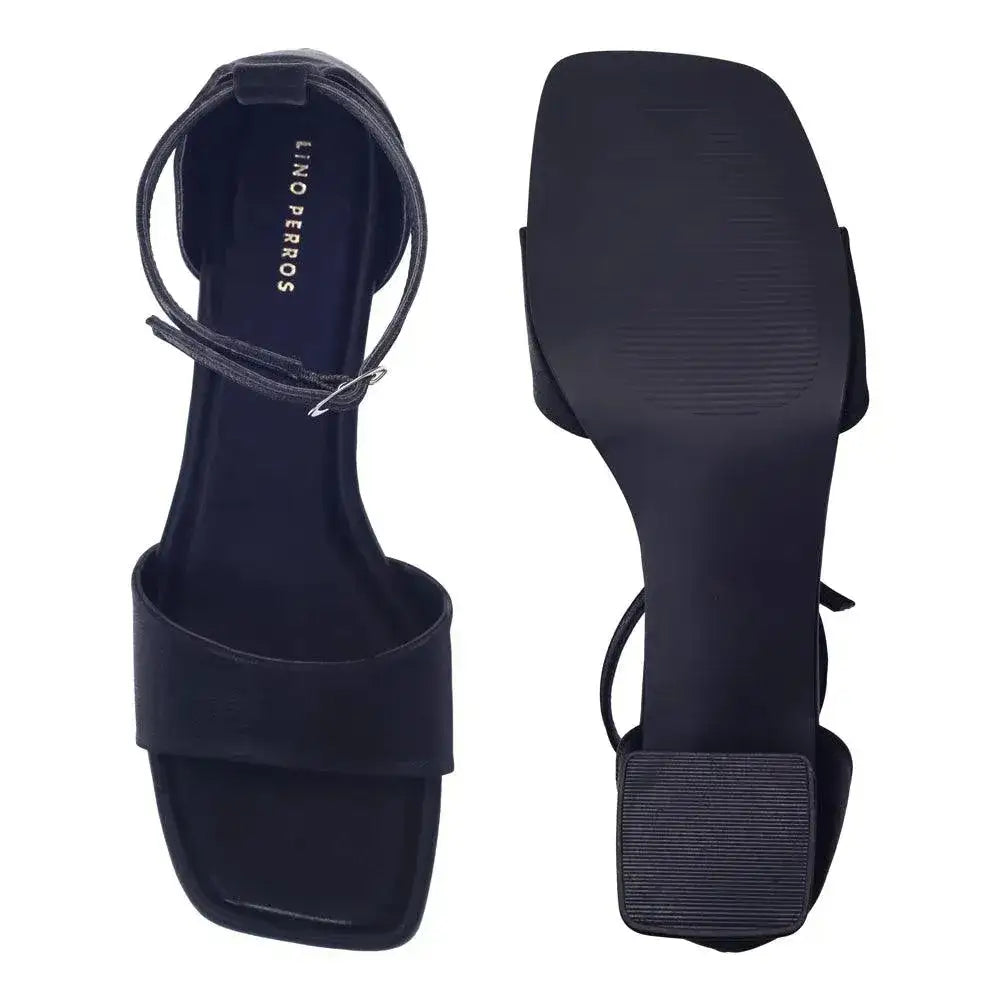 Gabbana Backstrap Everyday Block Black Heels - Lino Perros
