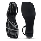 Gabbana Bling Black Sandal - Lino Perros