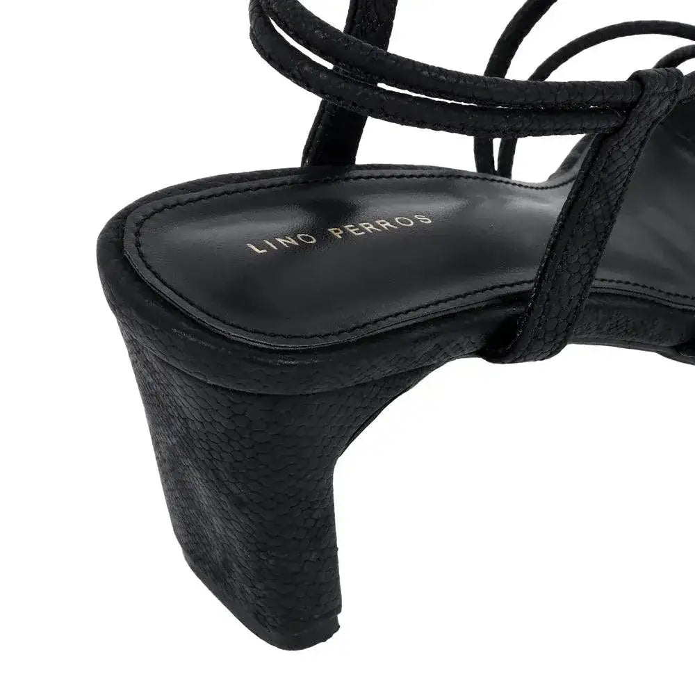 Gabbana Cocktail Block Black Heels - Lino Perros