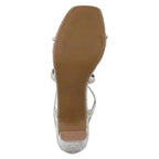 Gabbana Cocktail Block White Heels - Lino Perros