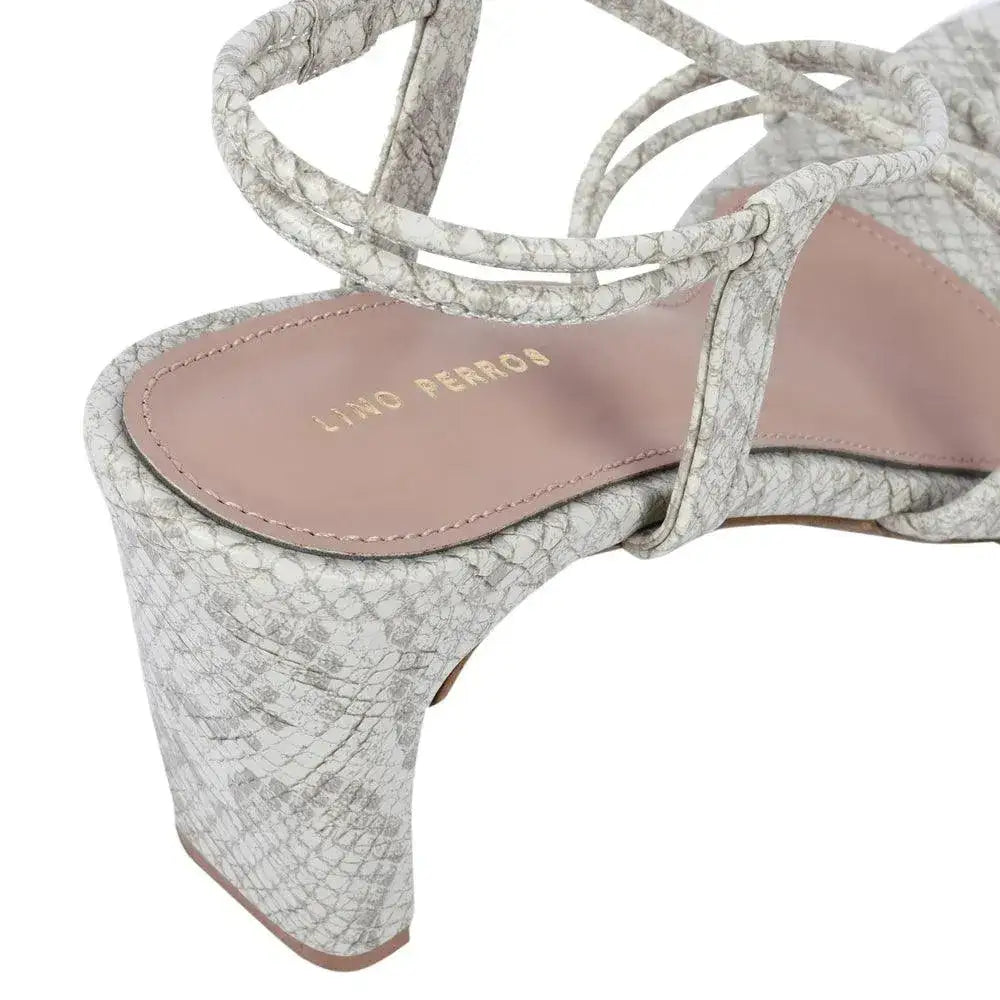 Gabbana Cocktail Block White Heels - Lino Perros