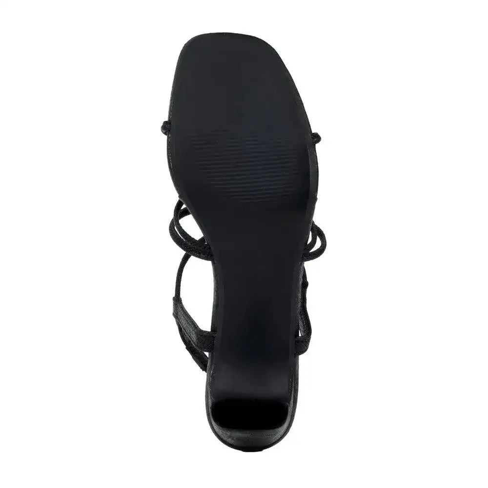 Gabbana Cocktail Block Black Heels - Lino Perros