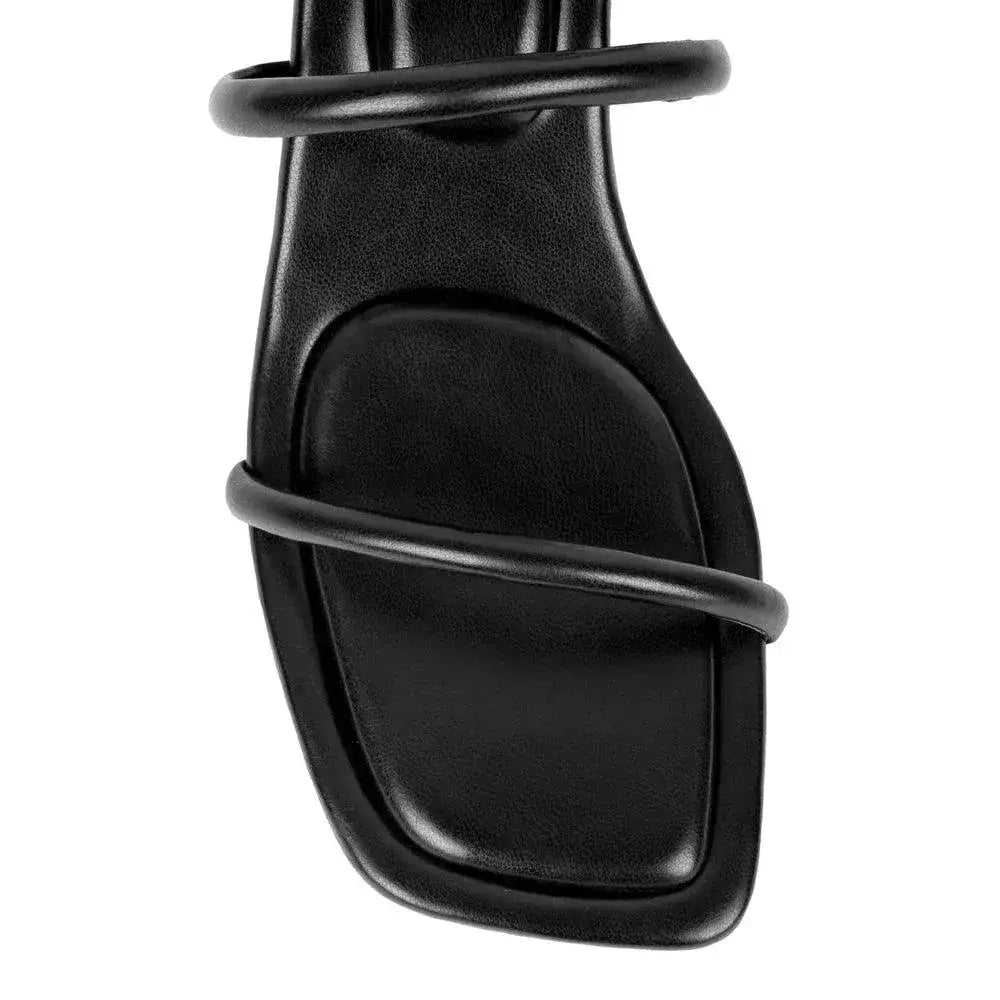 Gabbana Craze Block Black Heels - Lino Perros