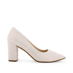 Gabbana Diamond Studded Block Pumps - Lino Perros