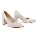 Gabbana Diamond Studded Block Pumps - Lino Perros