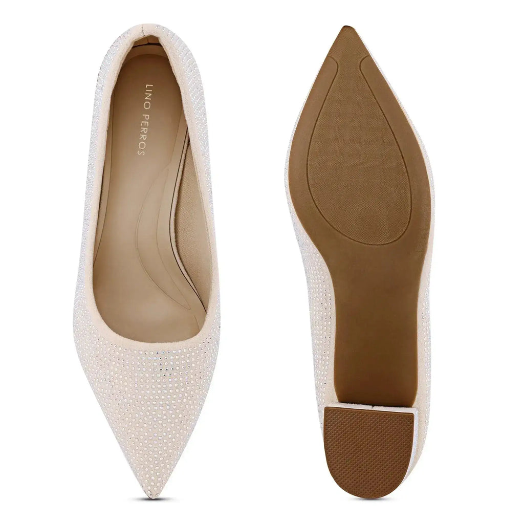 Gabbana Diamond Studded Block Pumps - Lino Perros