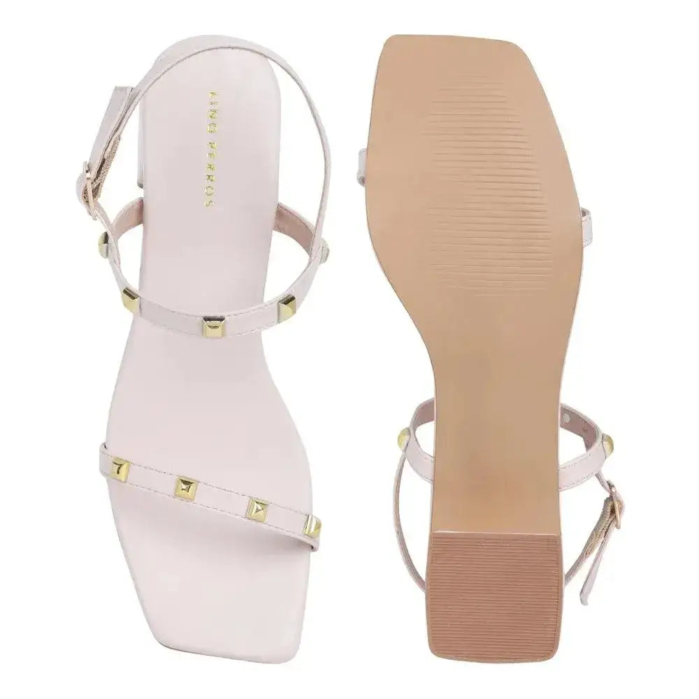 Gabbana Elegance Block Off White Heels - Lino Perros