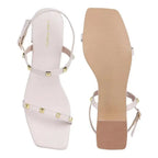 Gabbana Elegance Block Off White Heels - Lino Perros