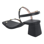 Gabbana Elegance Block Black Heels - Lino Perros