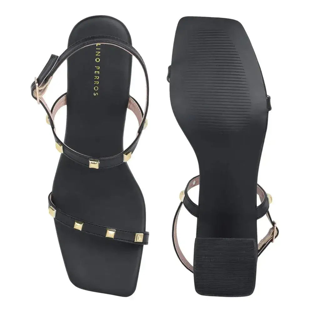 Gabbana Elegance Block Black Heels - Lino Perros