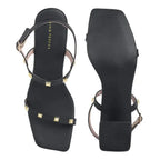 Gabbana Elegance Block Black Heels - Lino Perros