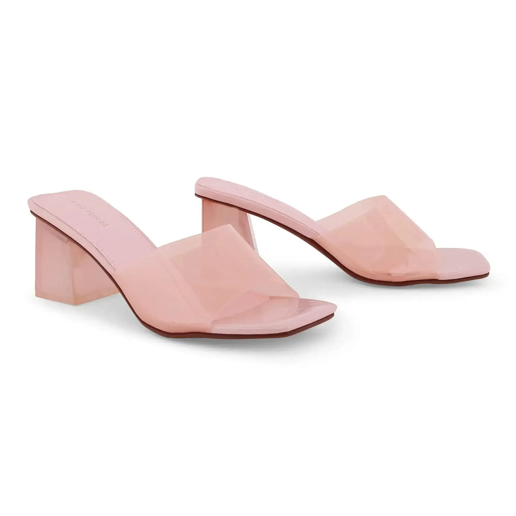 Gabbana Everyday Transparent Pink Heels - Lino Perros