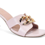 Gabbana Flower Heel Off White Sandal - Lino Perros
