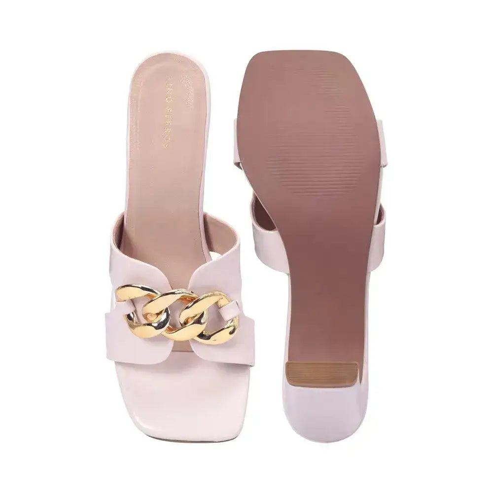 Gabbana Flower Heel Off White Sandal - Lino Perros