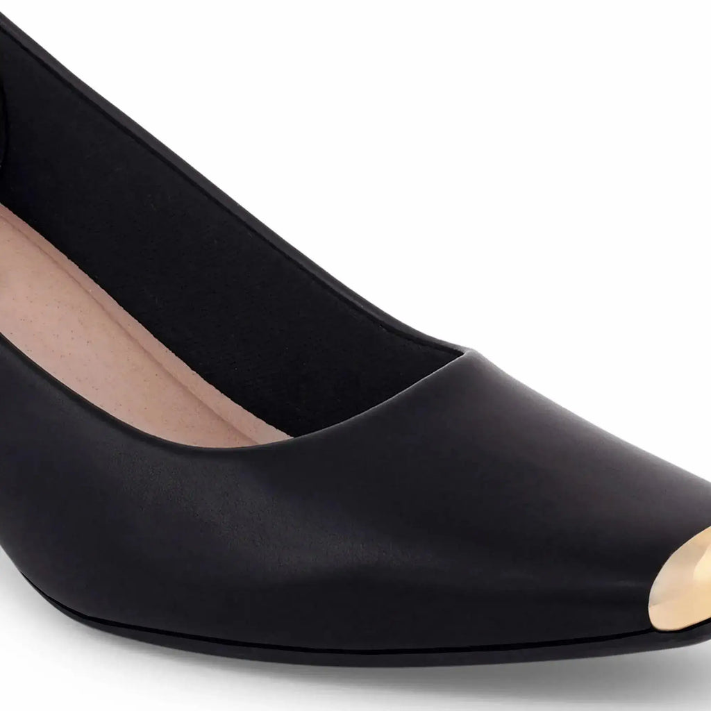 Gabbana Jet Black Toe Pumps - Lino Perros