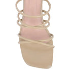 Gabbana Resort Block Beige Heels - Lino Perros