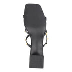 Gabbana Rockstudded Black Sandals - Lino Perros