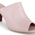 Gabbana Solid Pink Mules - Lino Perros