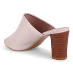 Gabbana Solid Pink Mules - Lino Perros