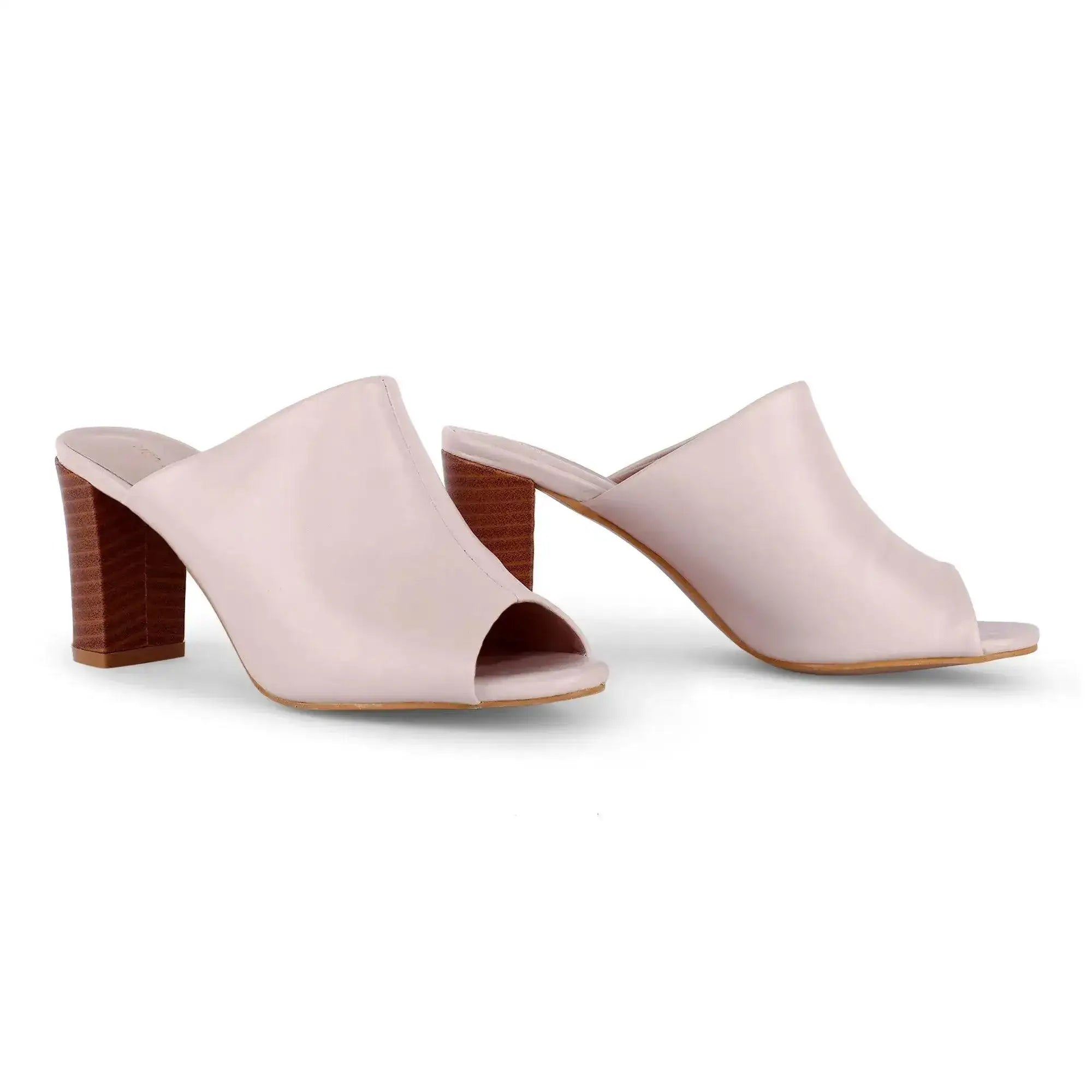 Gabbana Solid Pink Mules - Lino Perros
