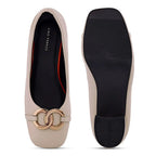 Gabbana Square Toe Beige Pumps - Lino Perros
