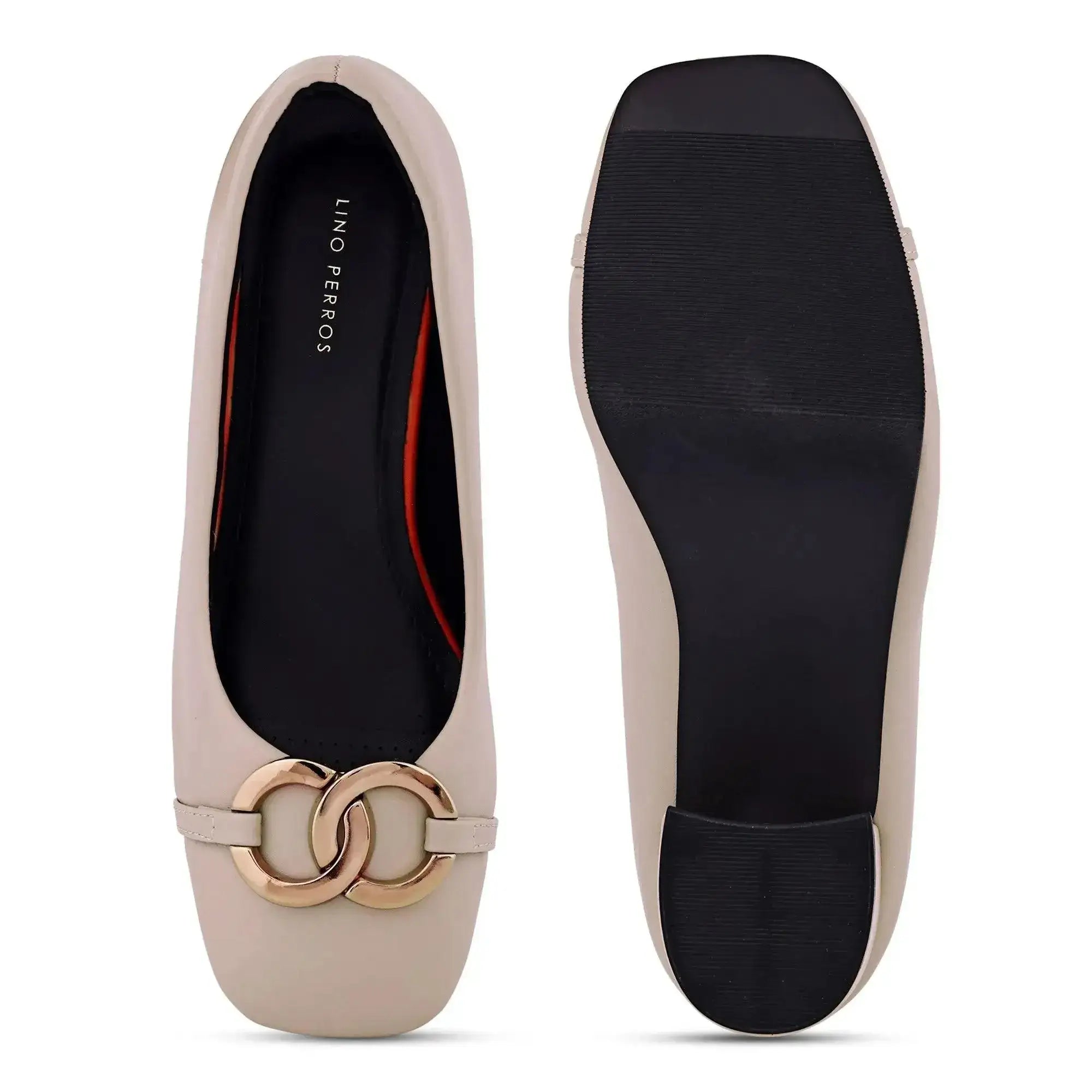 Gabbana Square Toe Beige Pumps - Lino Perros
