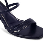 Gabbana Stylish Everyday Block Black Heels - Lino Perros