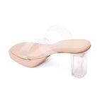 Gabbana Trendsetter Block Light Pink Heels - Lino Perros