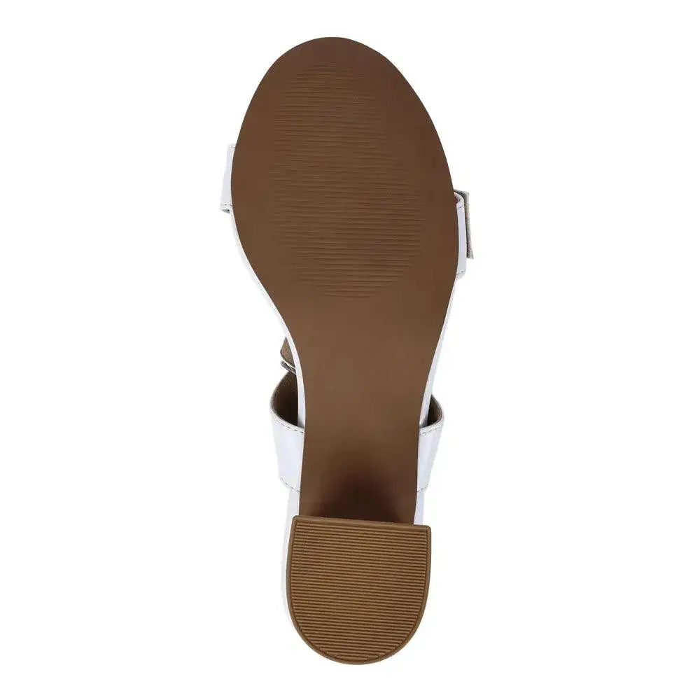 Gabbana Trendy Block White Heels - Lino Perros