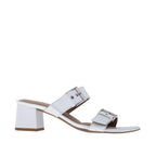 Gabbana Trendy Block White Heels - Lino Perros