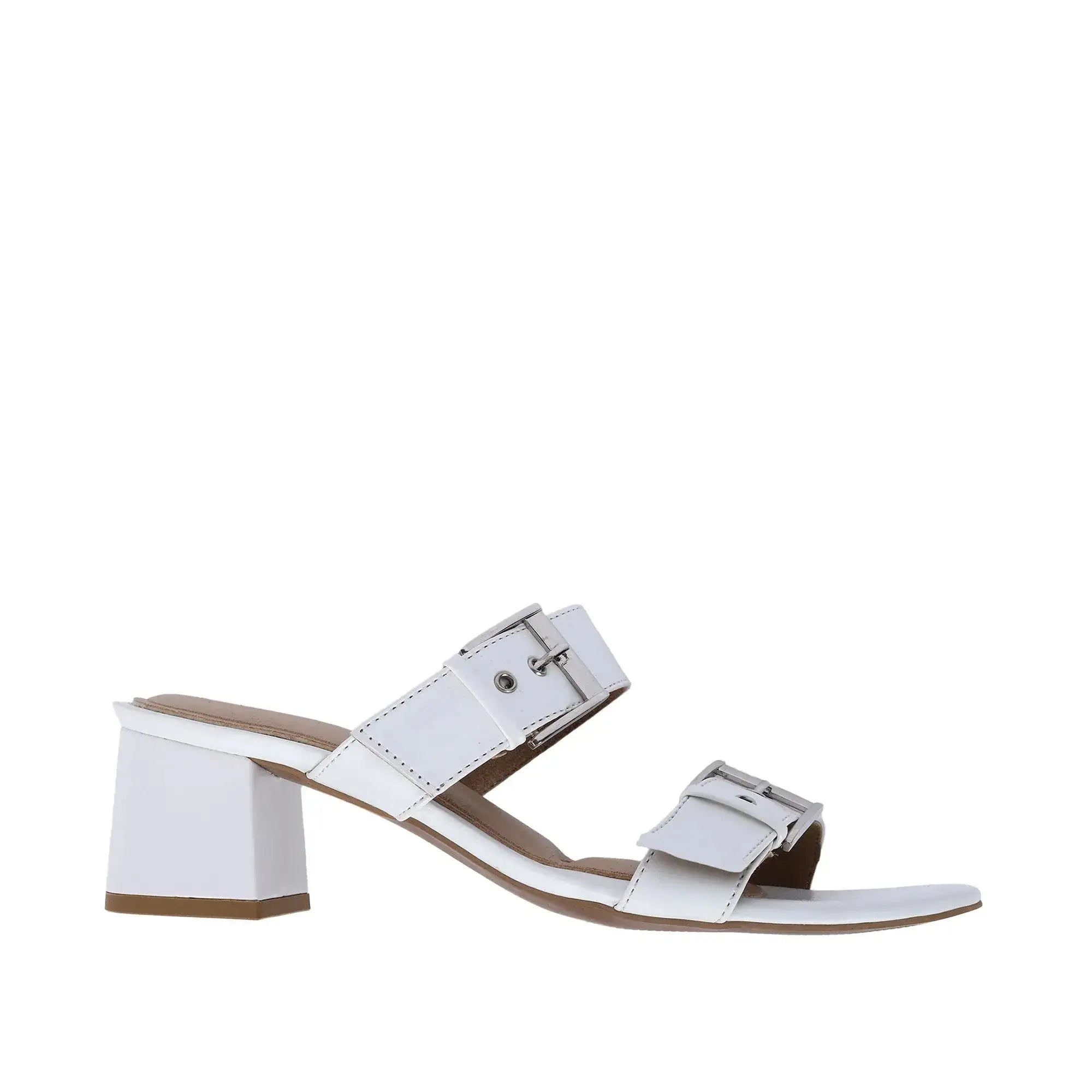 Gabbana Trendy Block White Heels - Lino Perros