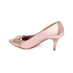 Gaga Broach Rose Gold Luminous Pumps - Lino Perros