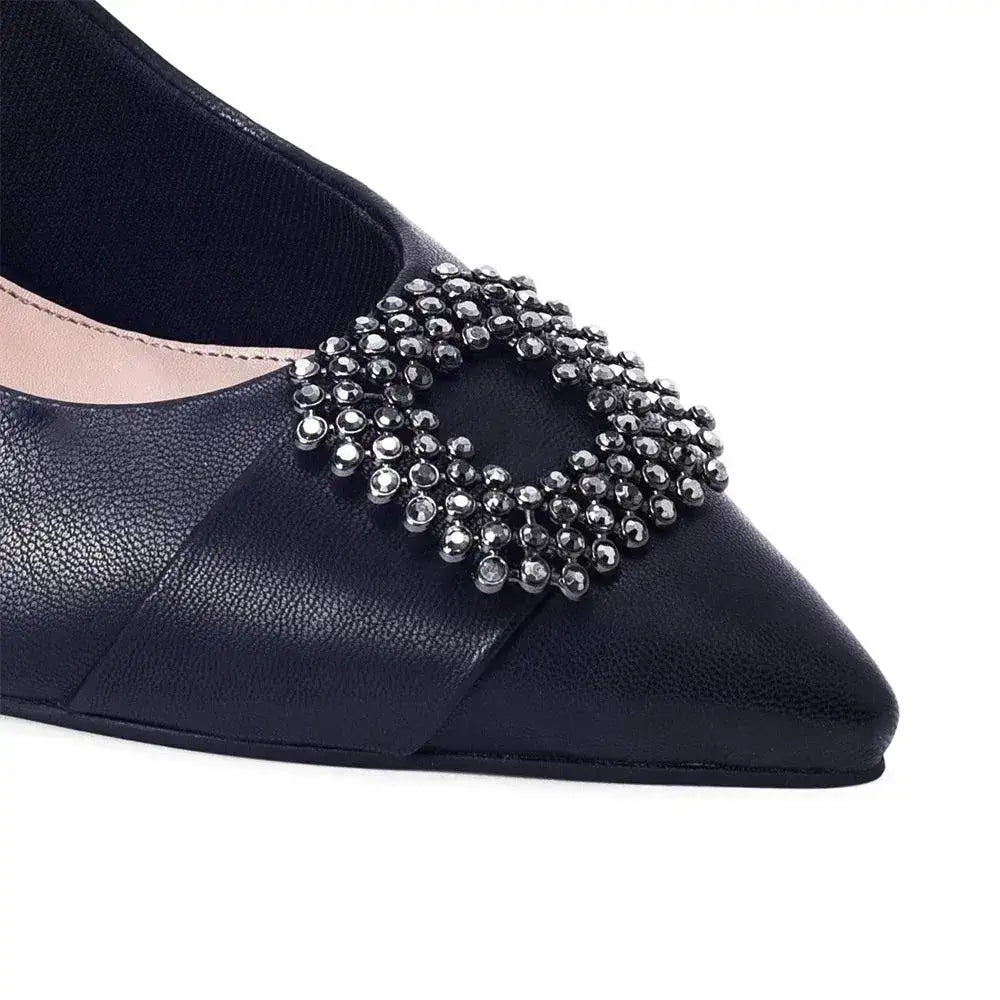 Gaga Broach Black Luminous Pumps - Lino Perros